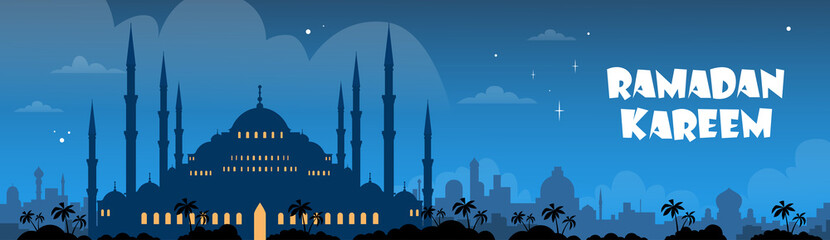 Obraz premium Mosque Ramadan Kareem Muslim Religion