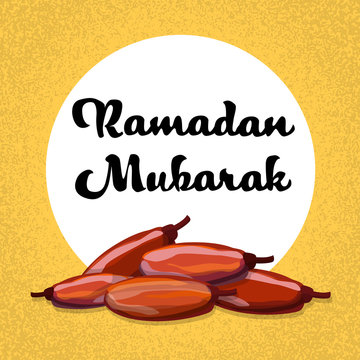 Dry Date Fruit Ramadan Mubarak