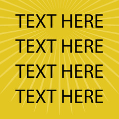 Light burst Background for Text / advertisement / information