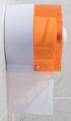 Toilet Paper Roll on Wall