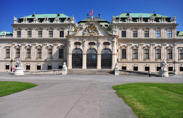 Fototapeta na wymiar Belvedere residense, Austria