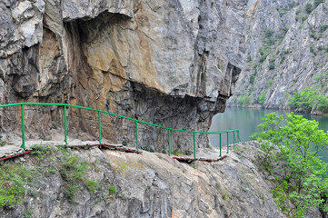 View of Matka canyon