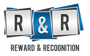 Reward And Recognition Blue Grey Blocks 