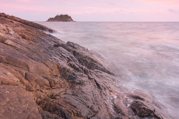 Fototapeta premium Seascape during sunset