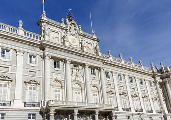 Fototapeta na wymiar The Palacio Real de Madrid Royal Palace