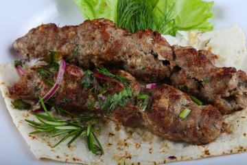 Lamb kebab