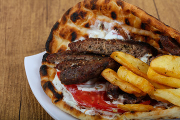 Gyros - tradition Greek cuisine