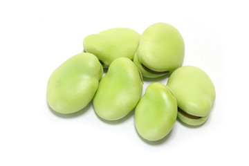 Japanese fresh broad bean in white
