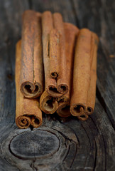 Bunch of cinnamon sticks