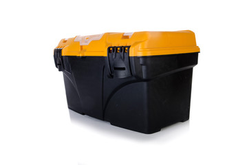 Toolkit box isolated on the white background