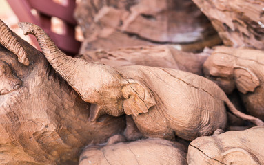 stone elephant statue