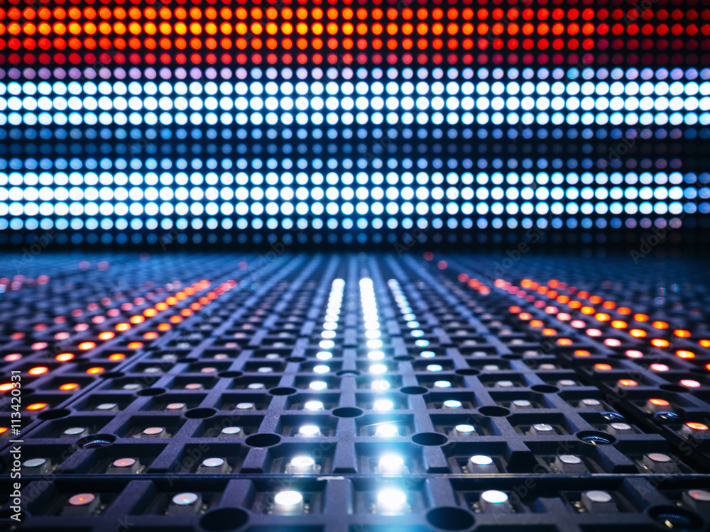 Poster Led light digital Pattern Technology system Abstract background