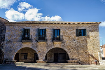 Fototapeta na wymiar Girona, Altes Haus