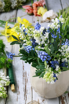 Bouquet of springtime flowers