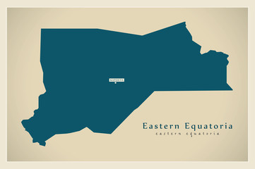 Modern Map - Eastern Equatoria SS