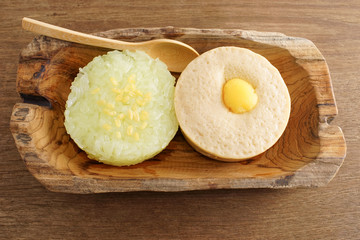 Thai Custard with Sticky Rice