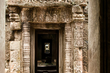 Fototapeta na wymiar Temple in Siem Reap, Cambodia