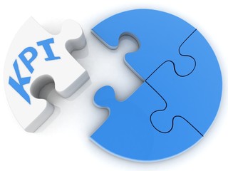 Fototapeta premium KPI 3D rendering