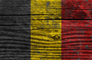 Belgium grunge flag