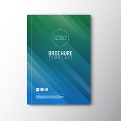 Modern Vector abstract brochure / book / flyer design template