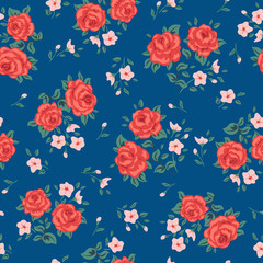 Rose seamless pattern