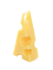 piece of Emmentaler cheese