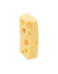 piece of Emmentaler cheese