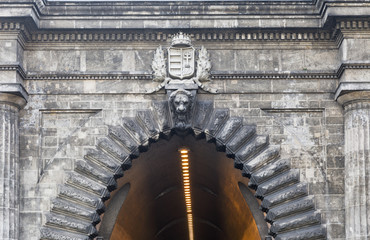 Adam Clark Tunnel under Castle Hill in Budapest, Hungary. © Panama