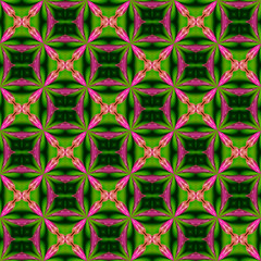 Pattern disegno astratto farfalla rosa verde