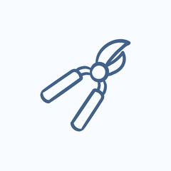 Pruner sketch icon.
