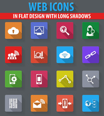 Data analytic icons set