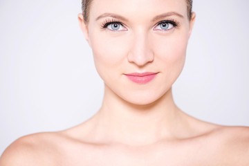 Fototapeta premium Fresh glowing skin of an attractive woman