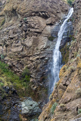 Fototapeta na wymiar Mountain and waterfall
