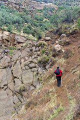 Obraz premium Trail in the Mountain