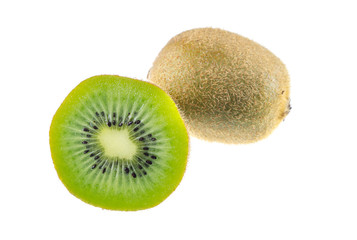 Fresh kiwi fruit isolated