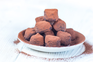 Сhocolate truffels  aroma, christmas present, valentin day roma