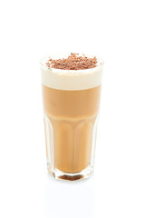 Latte in a glass