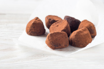 Сhocolate truffels  aroma, christmas present, valentin day roma