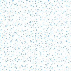 Light blue snowflakes seamless pattern