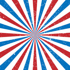 Red white and blue stripes, Sunburst, StarBurst