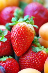 Fresh ripe strawberry