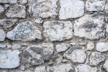 grey stone wall as texture