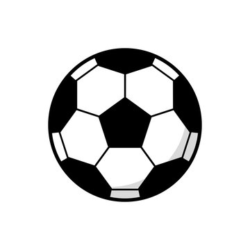 Soccer (Football) icon , Flat design Vector Illustration 