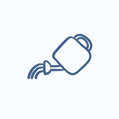 Watering can sketch icon.