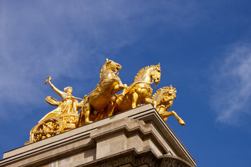 Obraz premium Quadriga of Aurora in Ciutadella Parc, Barcelona