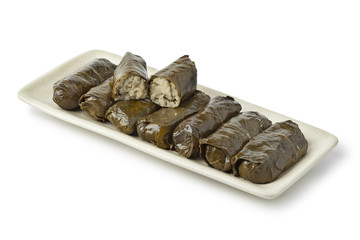 Traditional greek dolmades