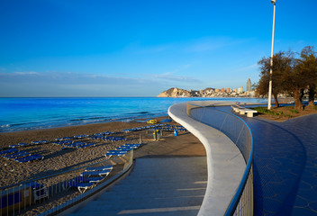 Benidorm Poniente beach in Alicante Spain