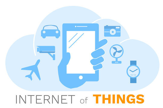 Internet of things concept,