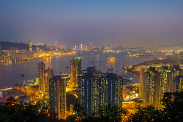 Fototapeta premium Hong Kong city