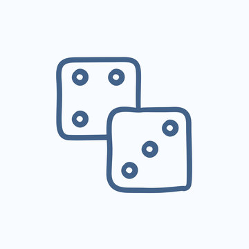 recommend clip art: Dice sketch icon.